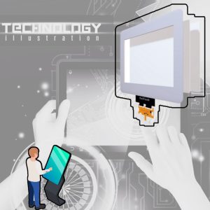 صفحه لمسی (تاچ پنل) PCAP جهت مانیتور PCAP monitor Touch panel